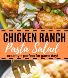 Creamy Chicken Ranch Pasta Salad