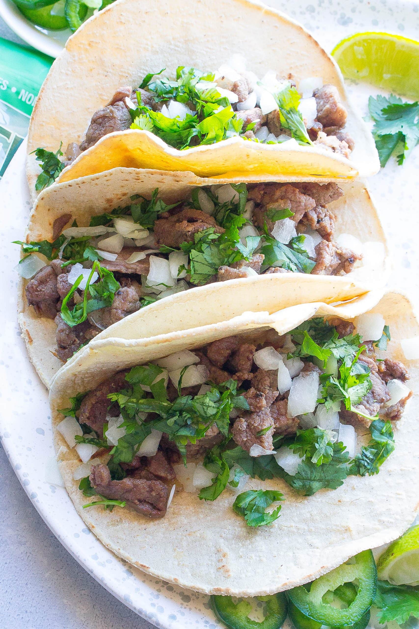 Carne Asada Street Tacos (Easy and Quick Recipe)- Kathryn's Kitchen