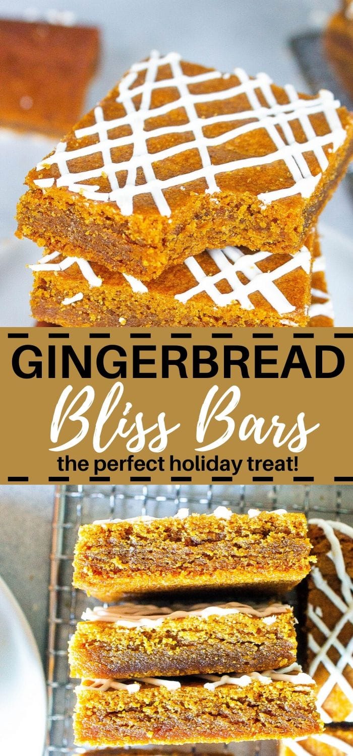 Gingerbread Cookie Bars - Kathryn's Kitchen