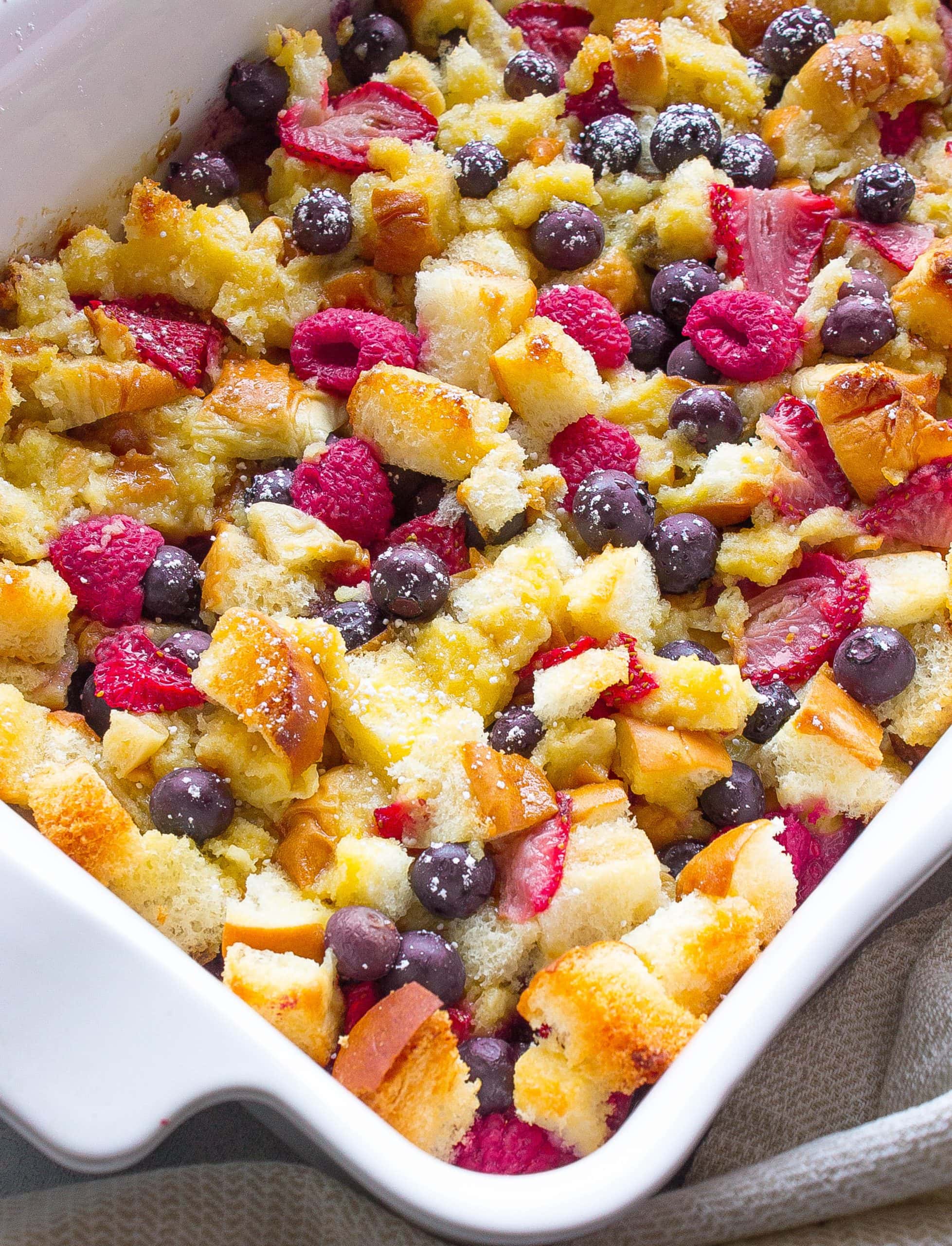 Triple Berry French Toast Bake