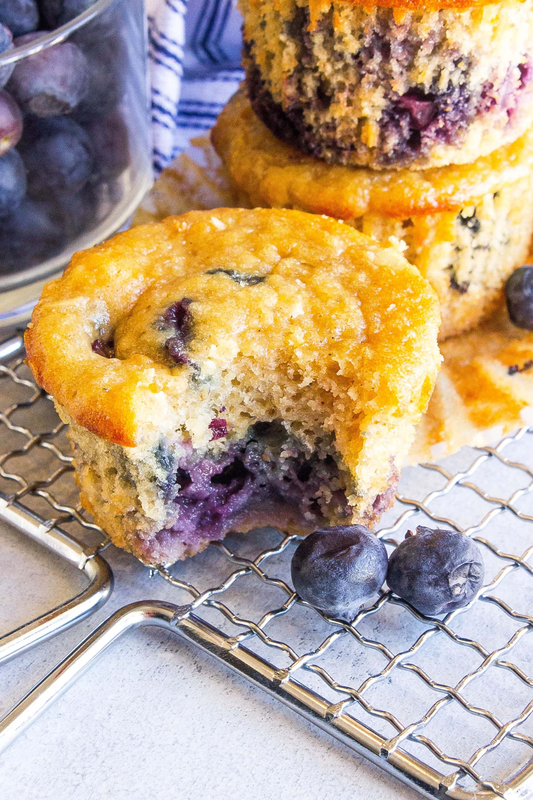 Blueberry Oatmeal Breakfast Muffins
