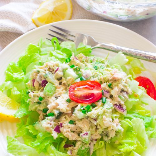 Healthy Avocado Tuna Salad - Kathryn's Kitchen