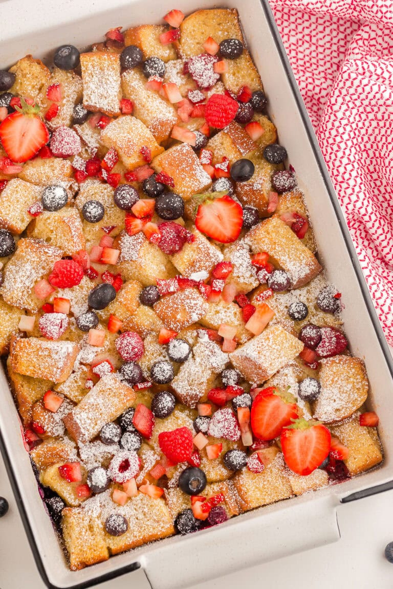 Hawaiian Roll French Toast Bake