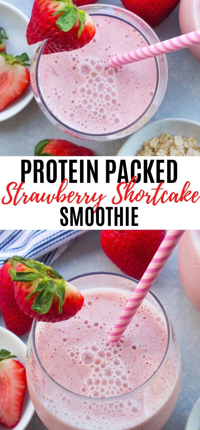 Protein Packed Strawberry Smoothie 