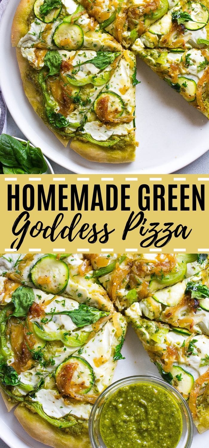 Green Goddess Pizza 