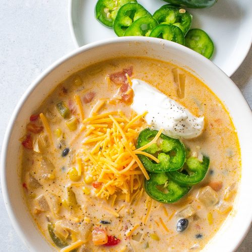 Healthy Taco Soup (30 Minute Recipe)- Kathryn's Kitchen Blog