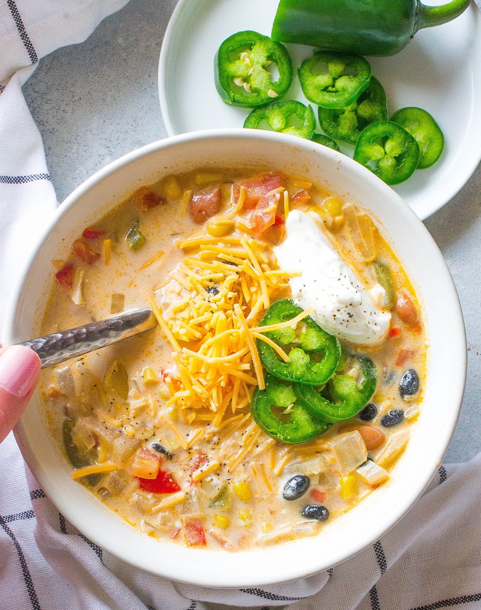 Healthy Taco Soup (30 Minute Recipe)- Kathryn's Kitchen Blog