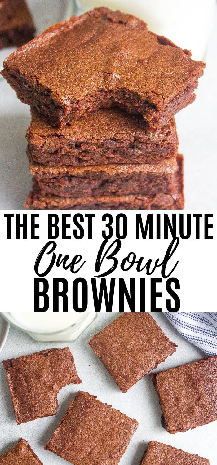 The Best One Bowl Brownies