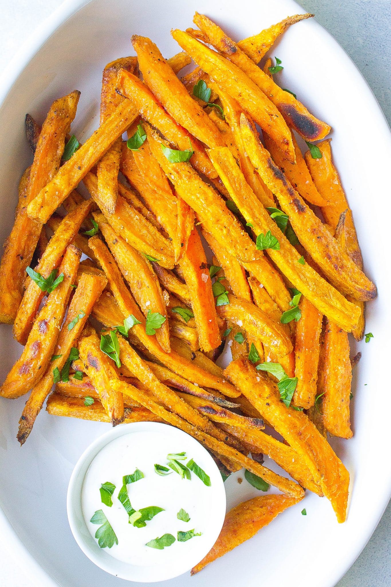 Crispy Baked Sweet Potato Fries - Kathryn's Kitchen