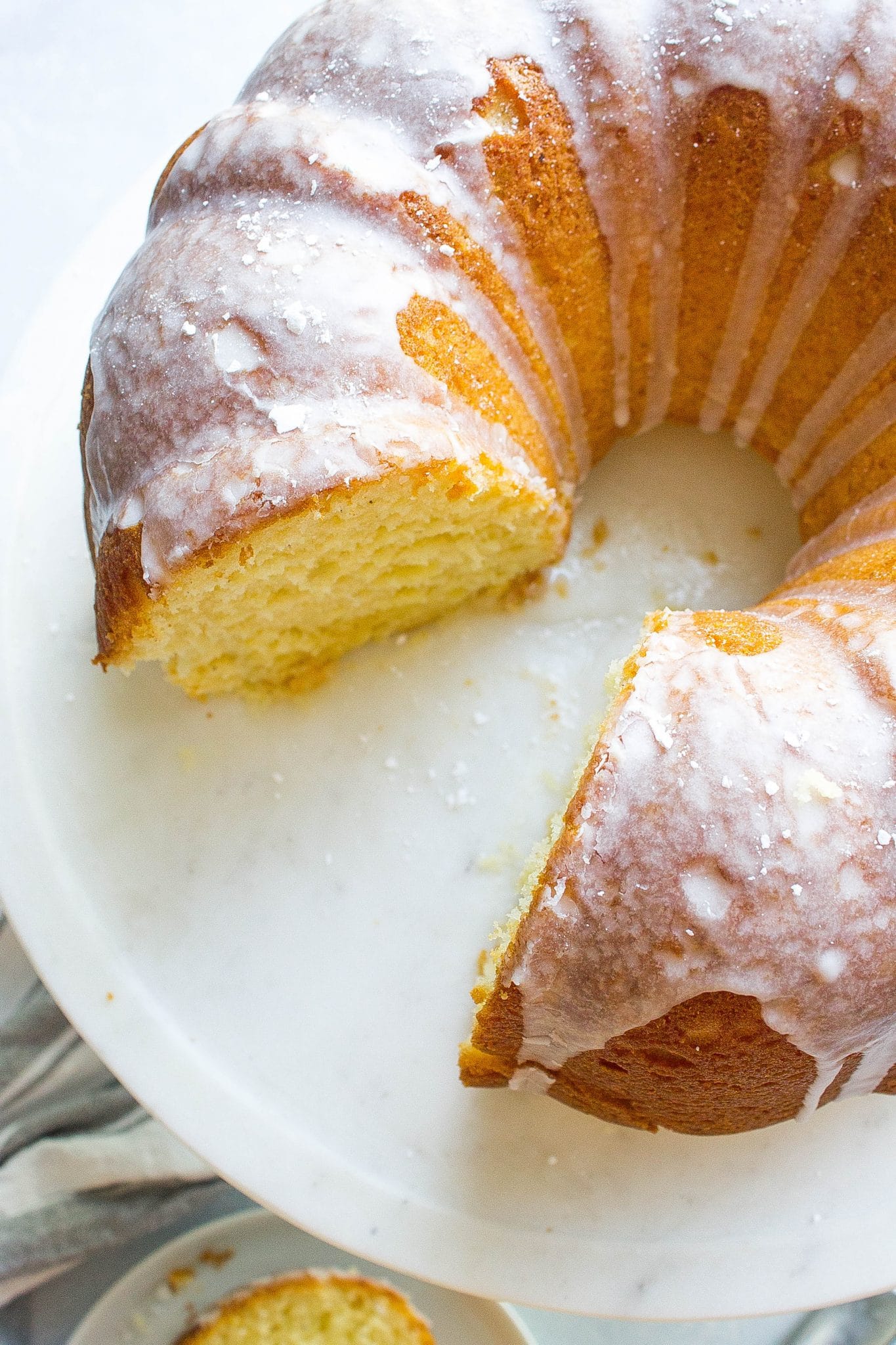 Glazed Buttermilk Donut Cake - Kathryn's Kitchen