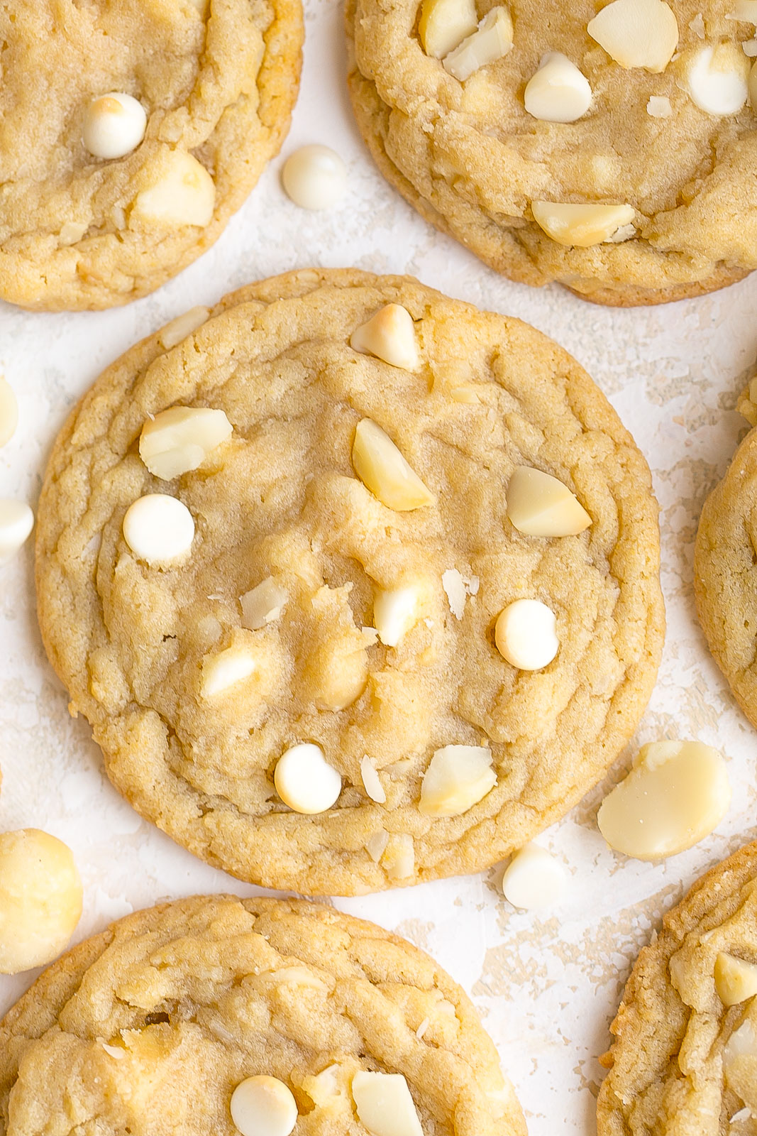 White Chocolate and Macadamia Nut Cookies