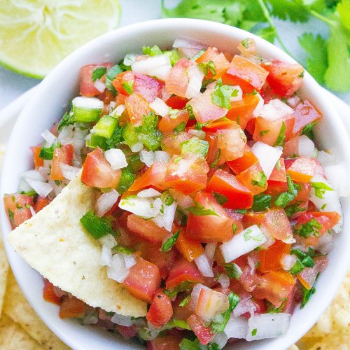 Homemade Pico De Gallo - Kathryn's Kitchen