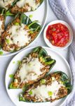 Beef Stuffed Poblano Peppers