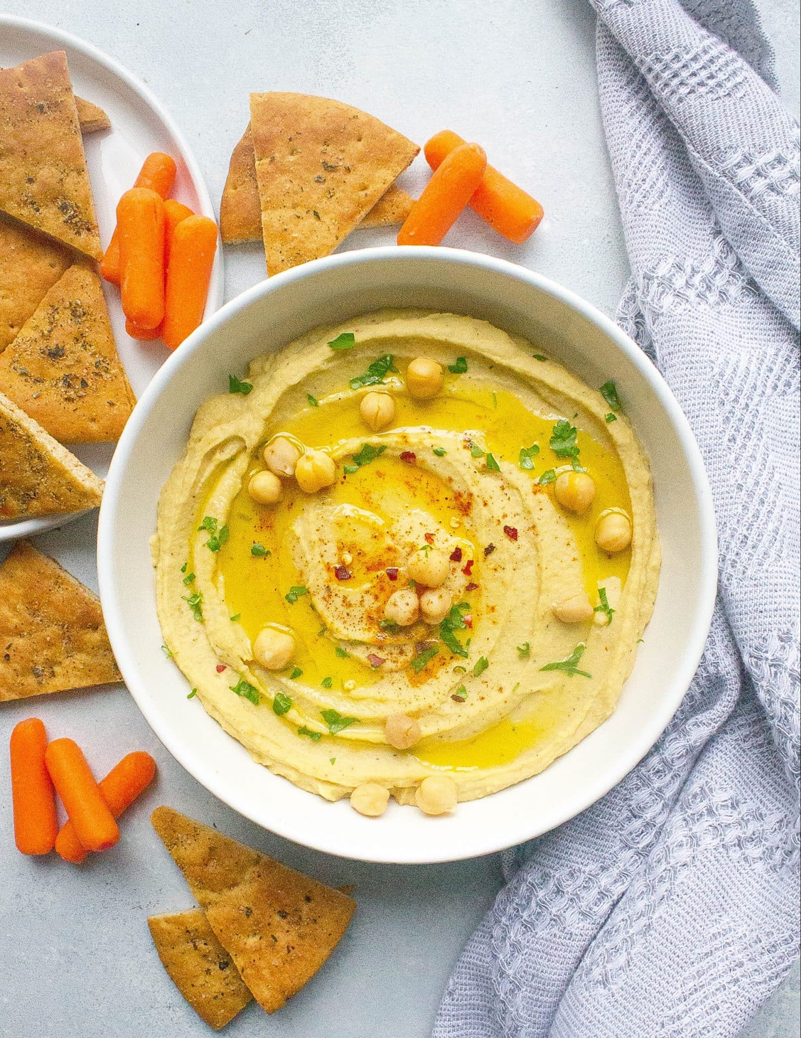 Roasted Garlic Hummus - Kathryn's Kitchen