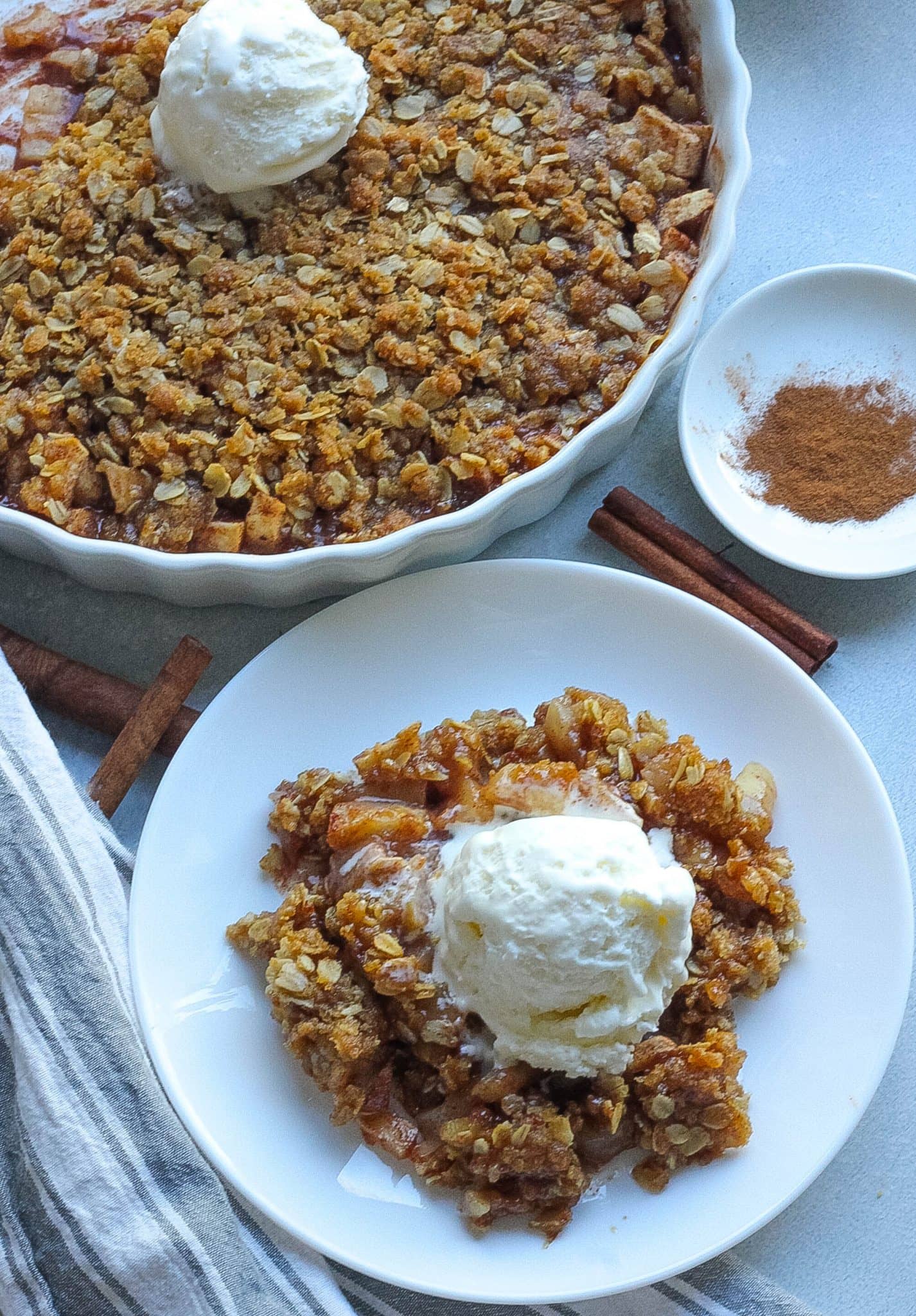 Apple Cinnamon Crisp - Kathryn's Kitchen