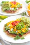 Crispy Baked Veggie Tostadas