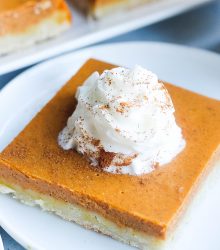 Pumpkin Pie Bars Recipe (Made with a Shortbread Crust)