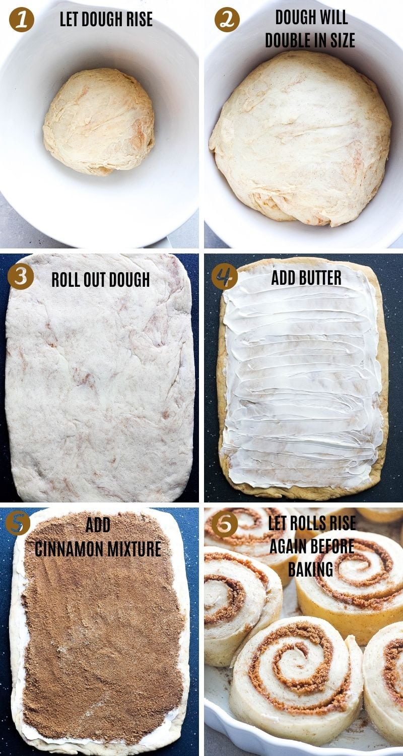 cinnamon roll steps