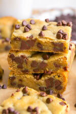 Chocolate Chip Cookie Bars Recipe (Super Soft and Chewy)