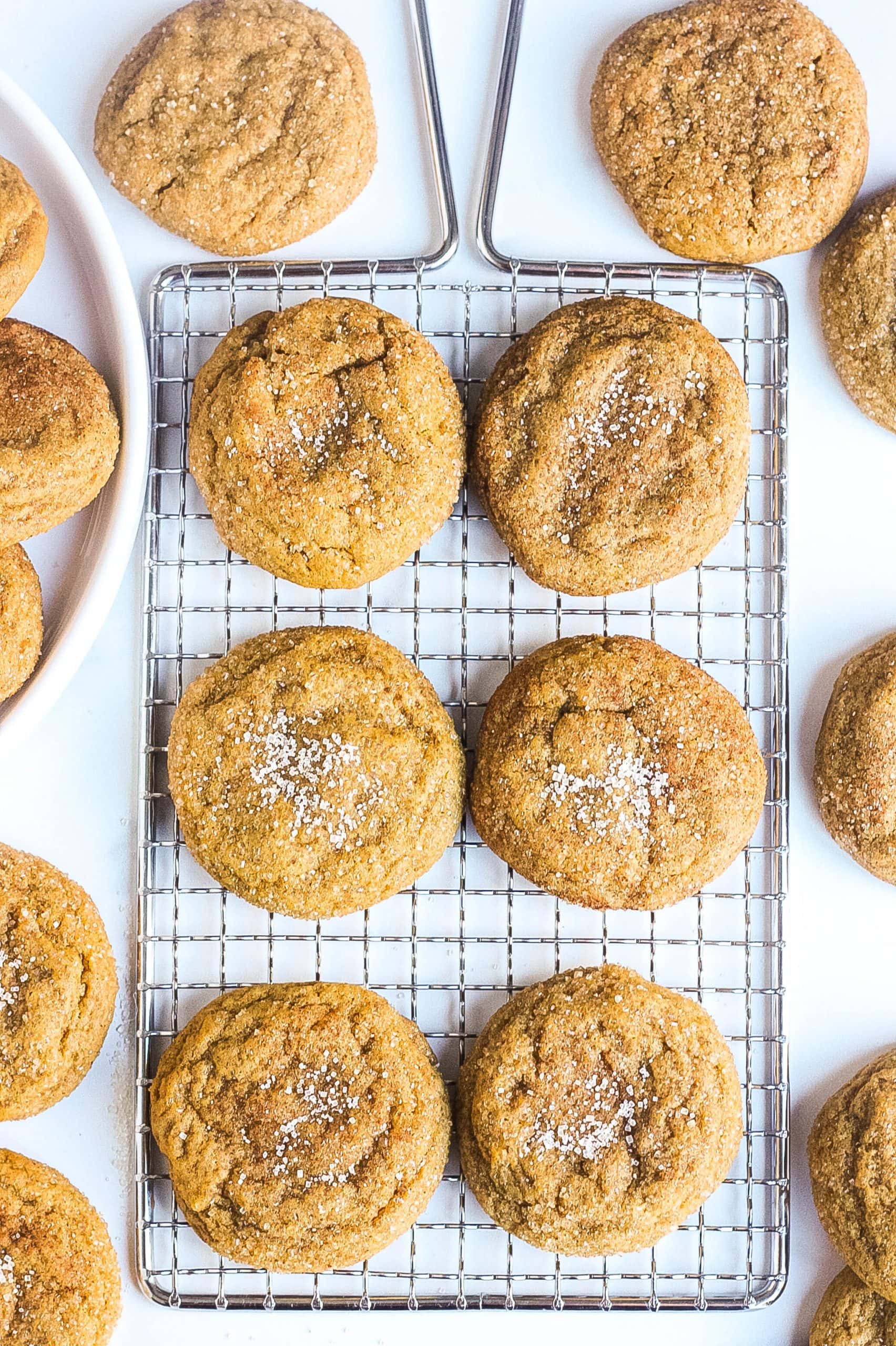 Chewy Ginger Molasses Cookies 