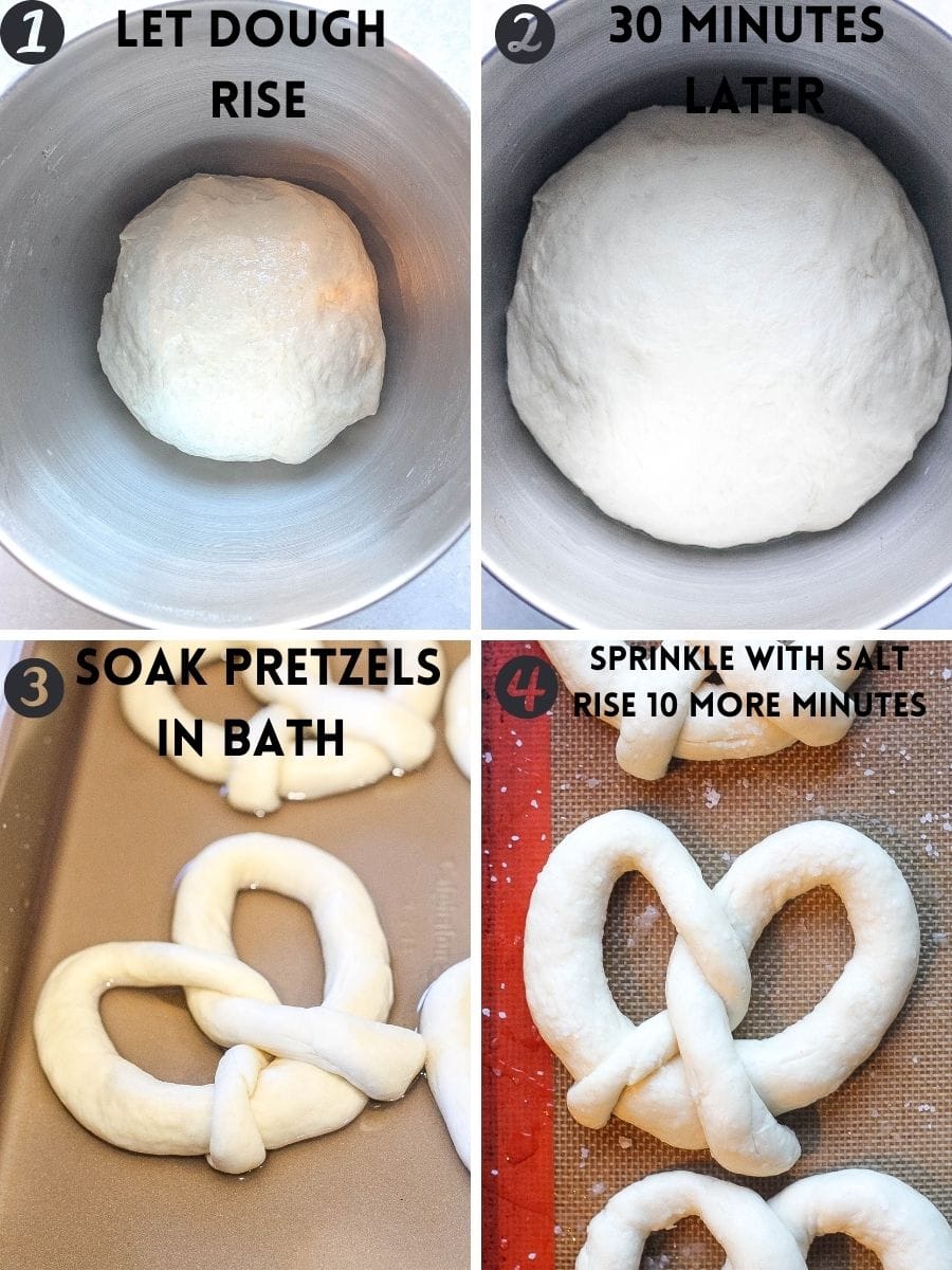 soft pretzel steps