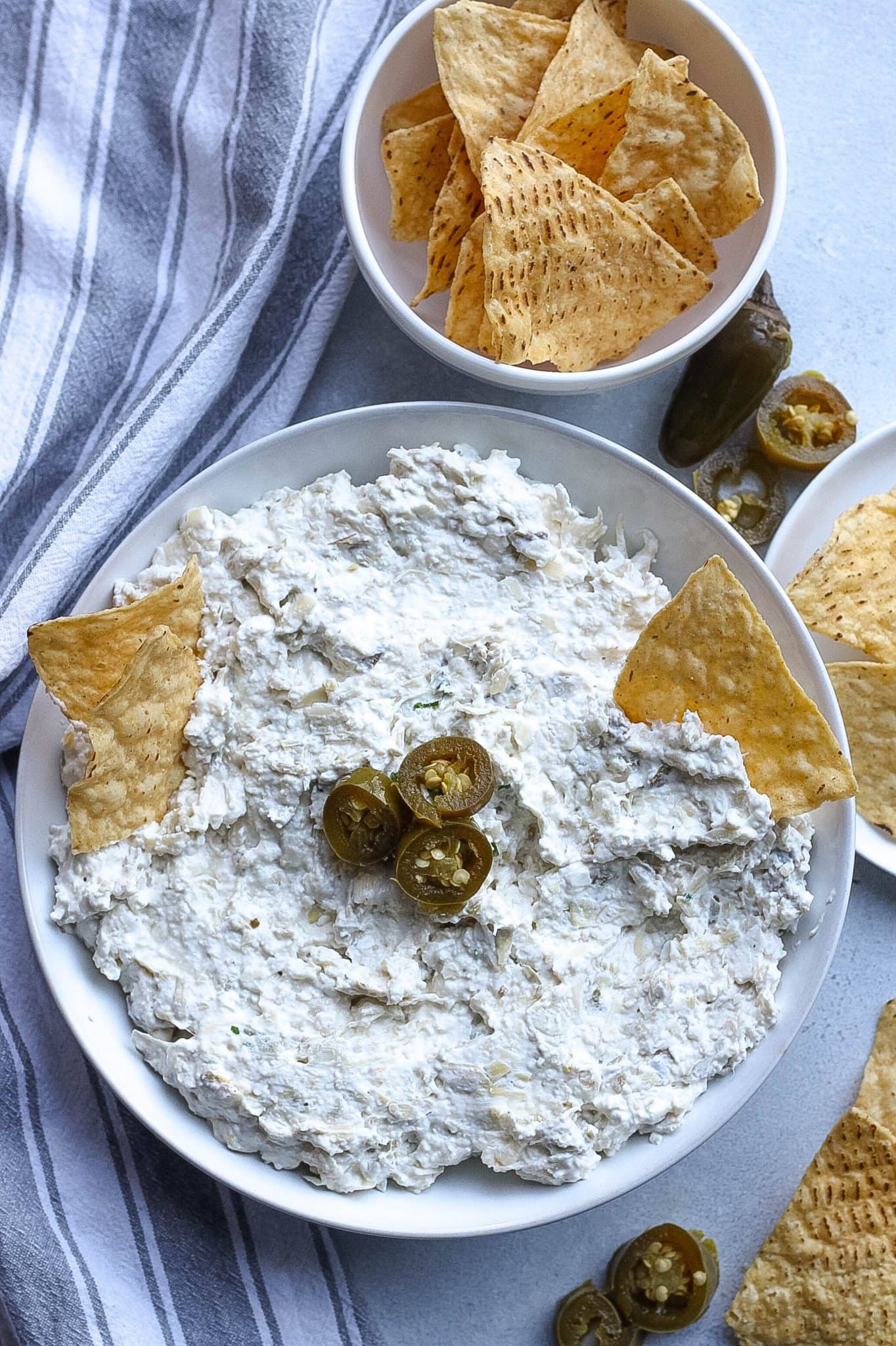 Spicy Artichoke Dip (made with Jalapeños)- Kathryn's Kitchen