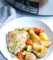 Slow Cooker Chicken and Potatoes