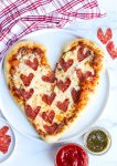 Heart Shaped Pizza (Perfect for Valentine's Day)