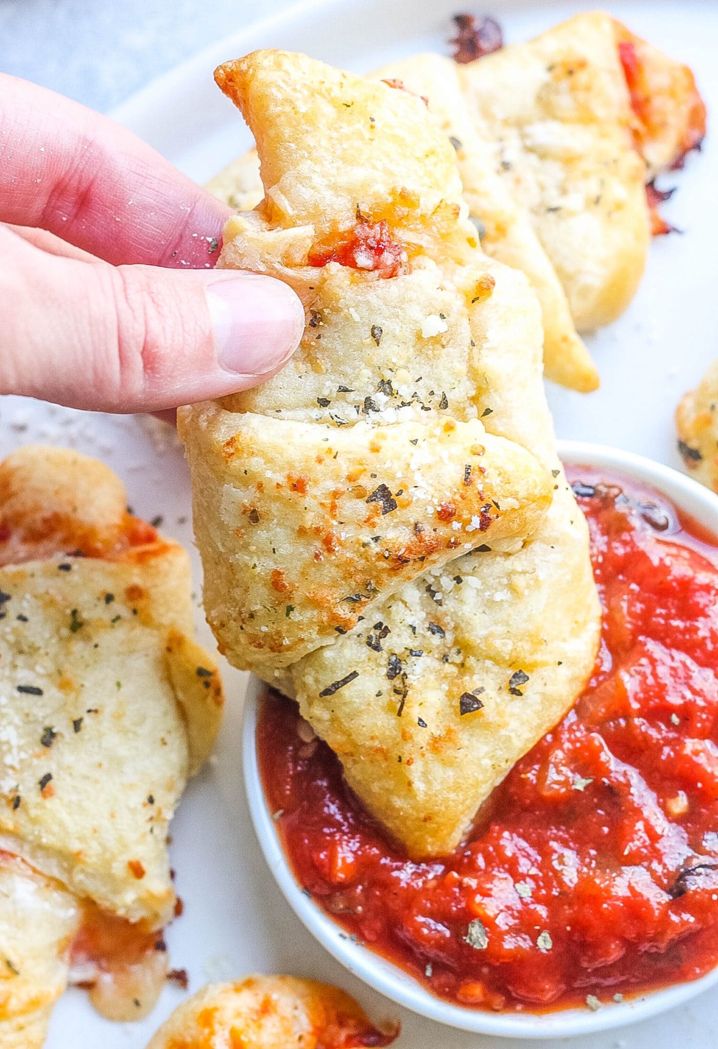 Cheese Pizza Roll Ups - Kathryn's Kitchen