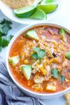 Healthy Chicken Tortilla Soup