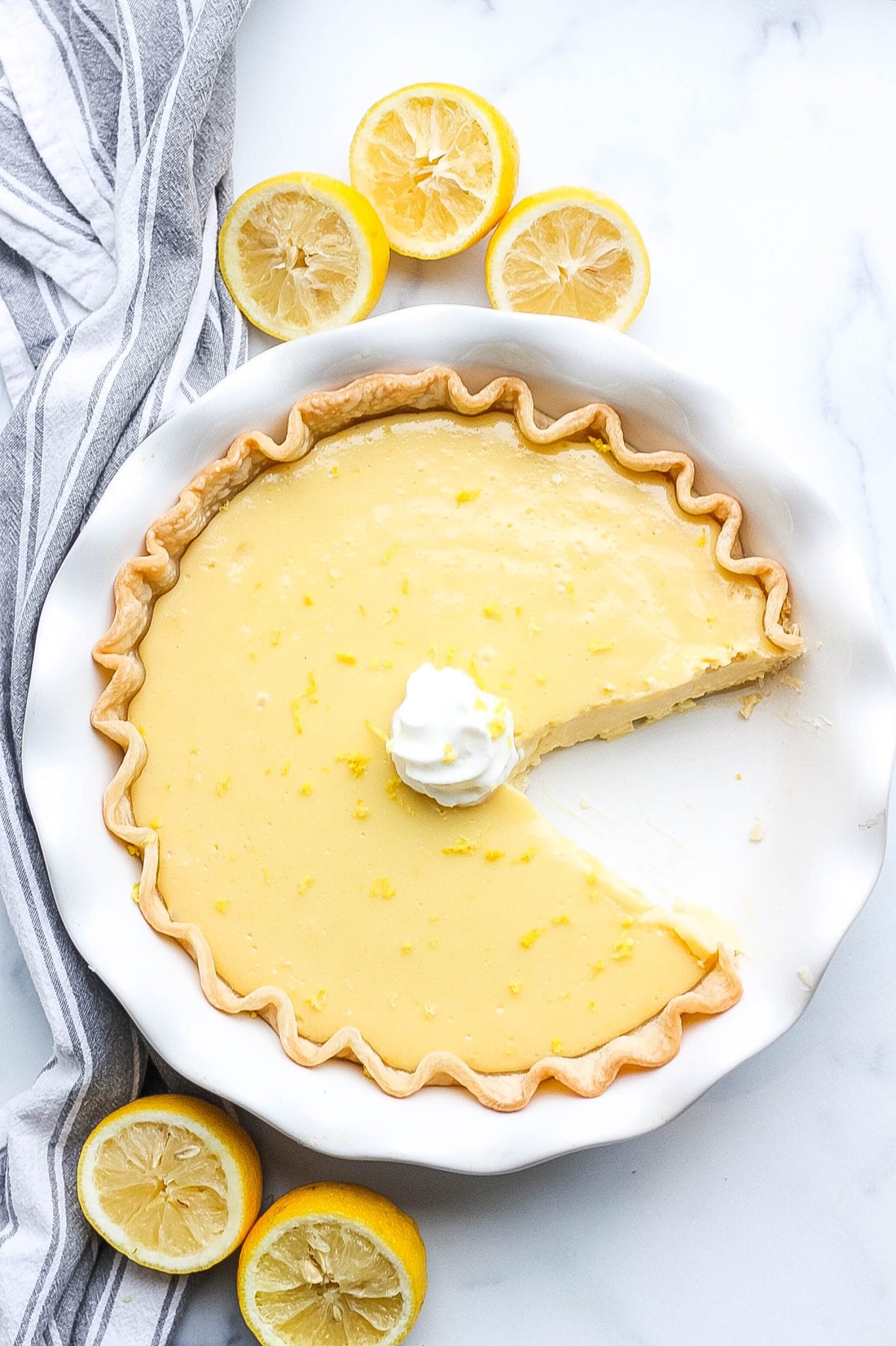 Lemon Pie (Made With Only 7 Ingredients)