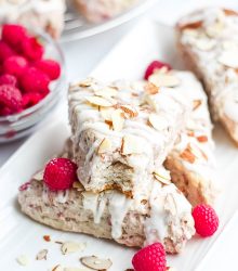 Raspberry Almond Scones