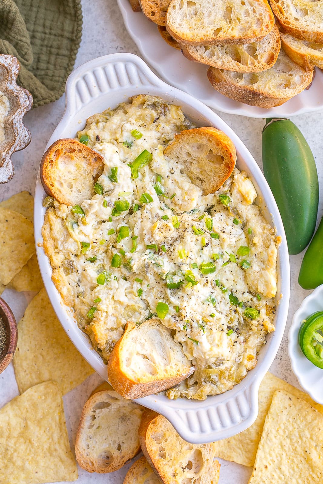 Spicy Jalapeño Artichoke Dip