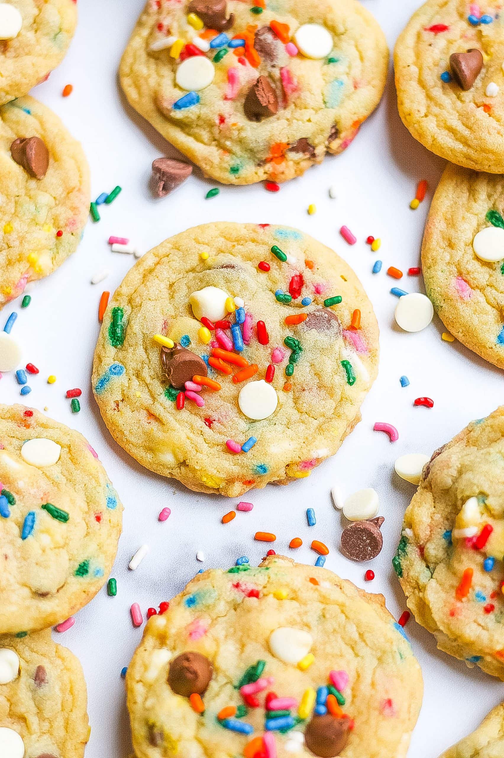 birthday cookies with sprinkles