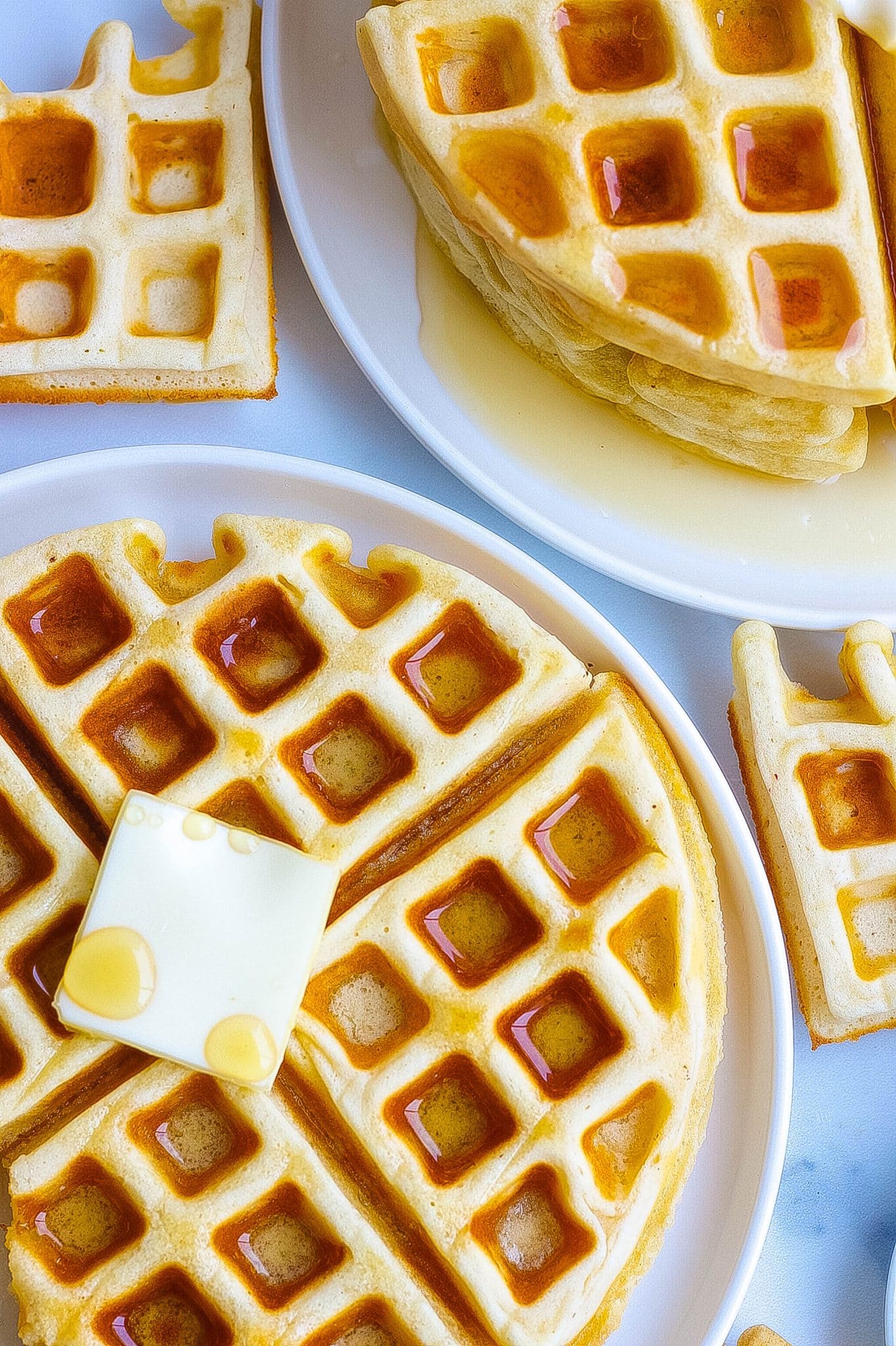 Classic Buttermilk Waffles (The Best Recipe) - Kathryn's Kitchen