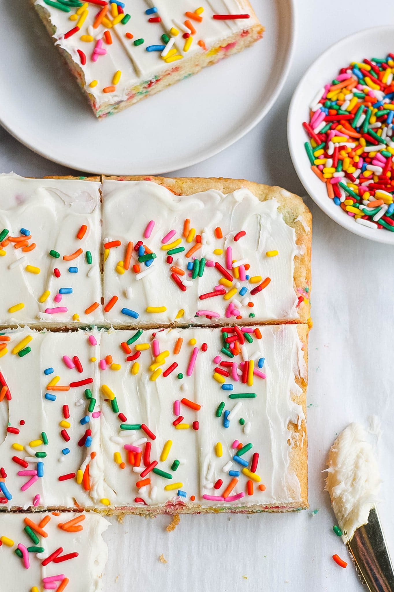 Funfetti Cake Mix Cookie Bars - Kathryn's Kitchen