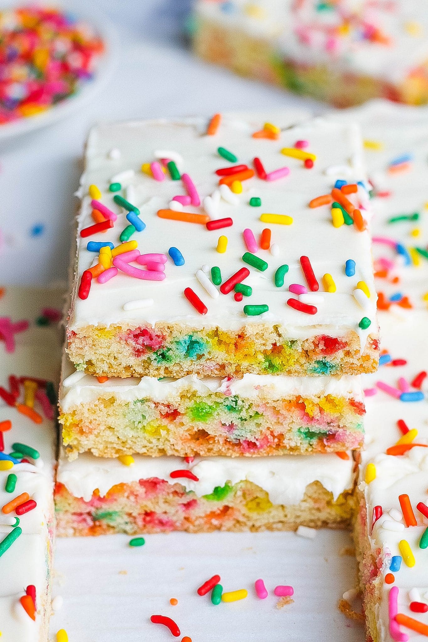 Funfetti Cake Mix Cookie Bars Kathryn s Kitchen