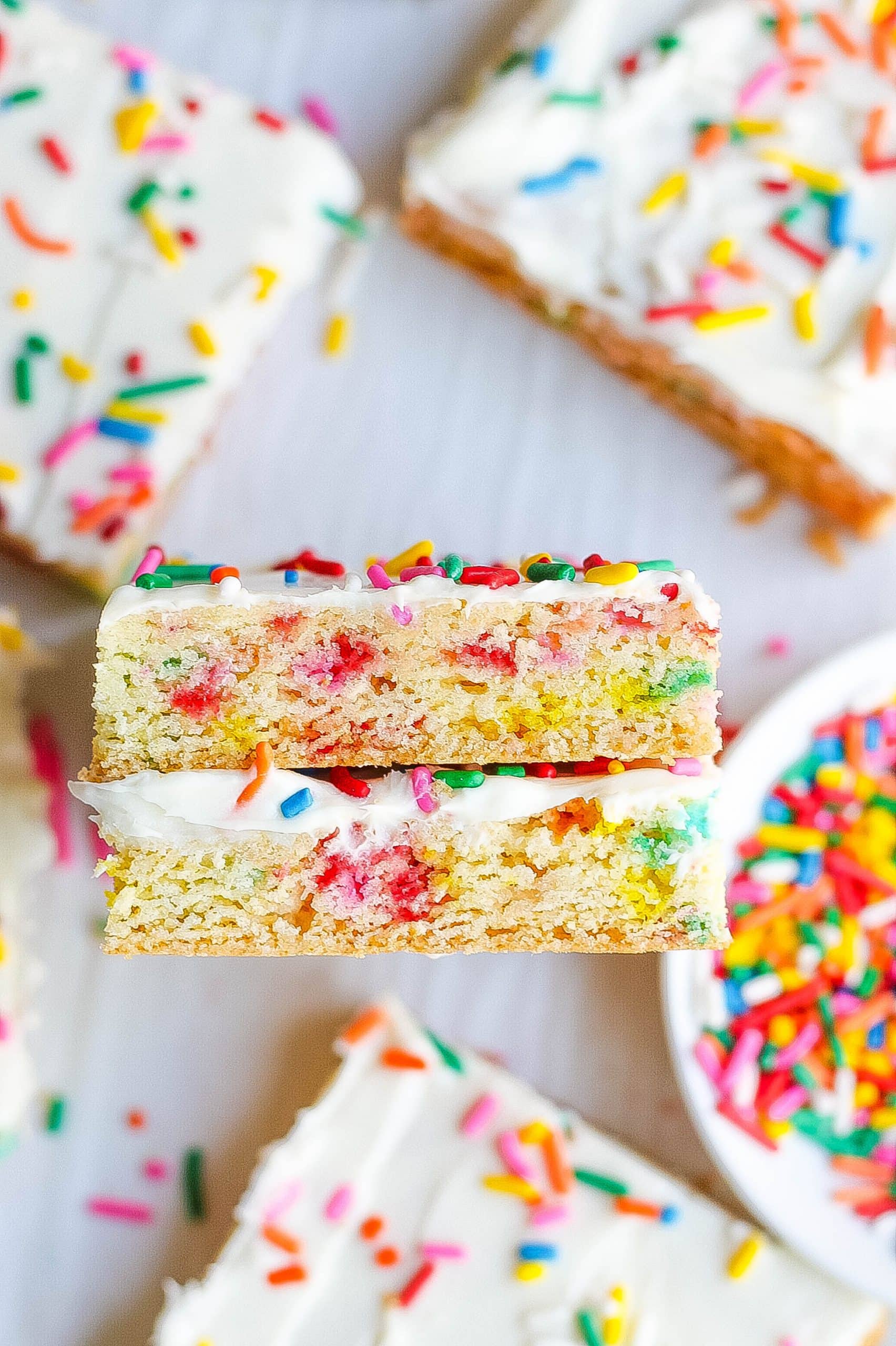 Funfetti Cake Mix Cookie Bars