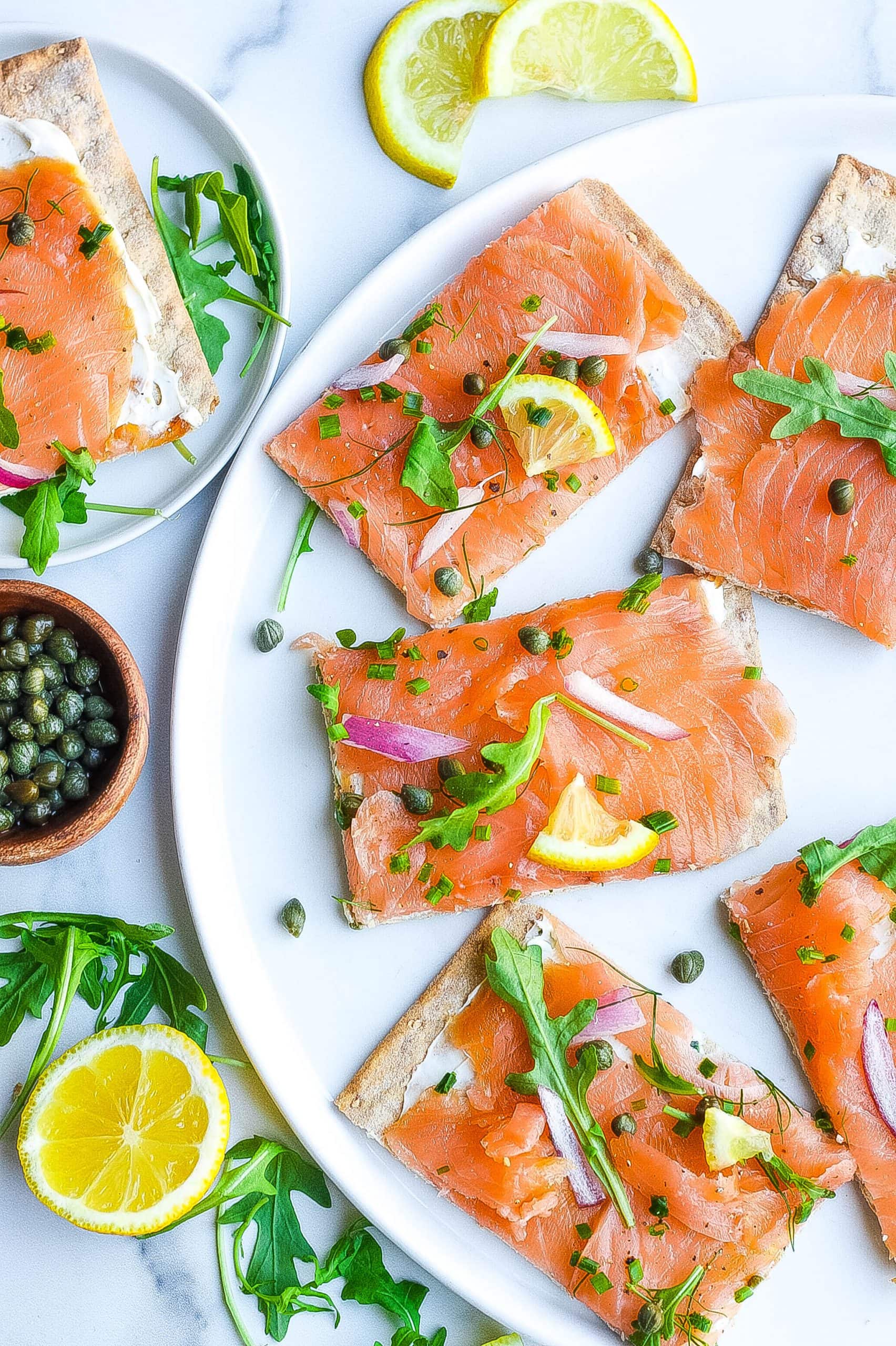 Smoked Salmon Flatbread 