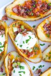 Baked Potato Skins with Bacon