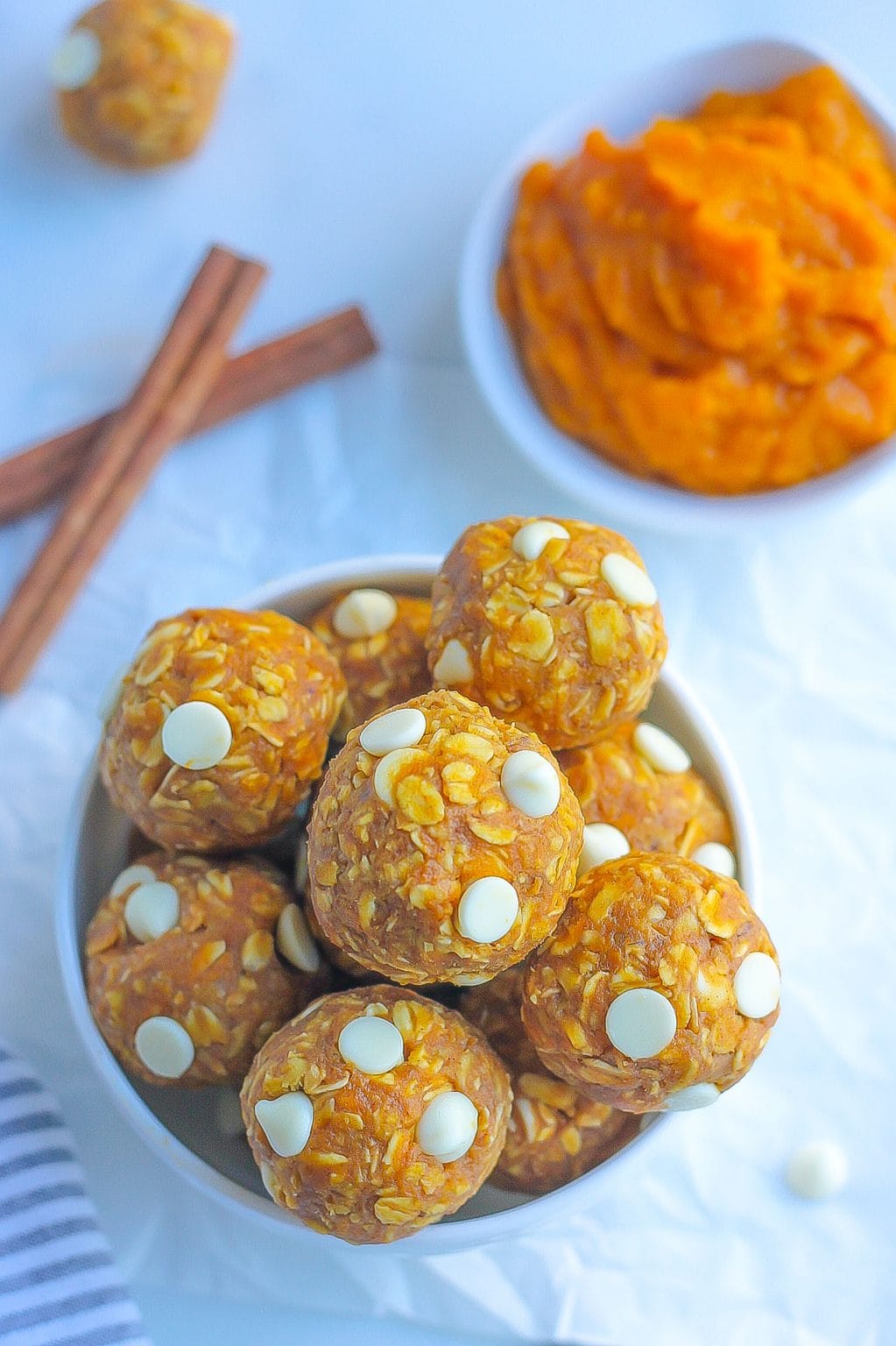 Healthy Pumpkin Energy Bites (No Bake Recipe)- Kathryn's Kitchen