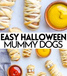 Halloween mummy dogs