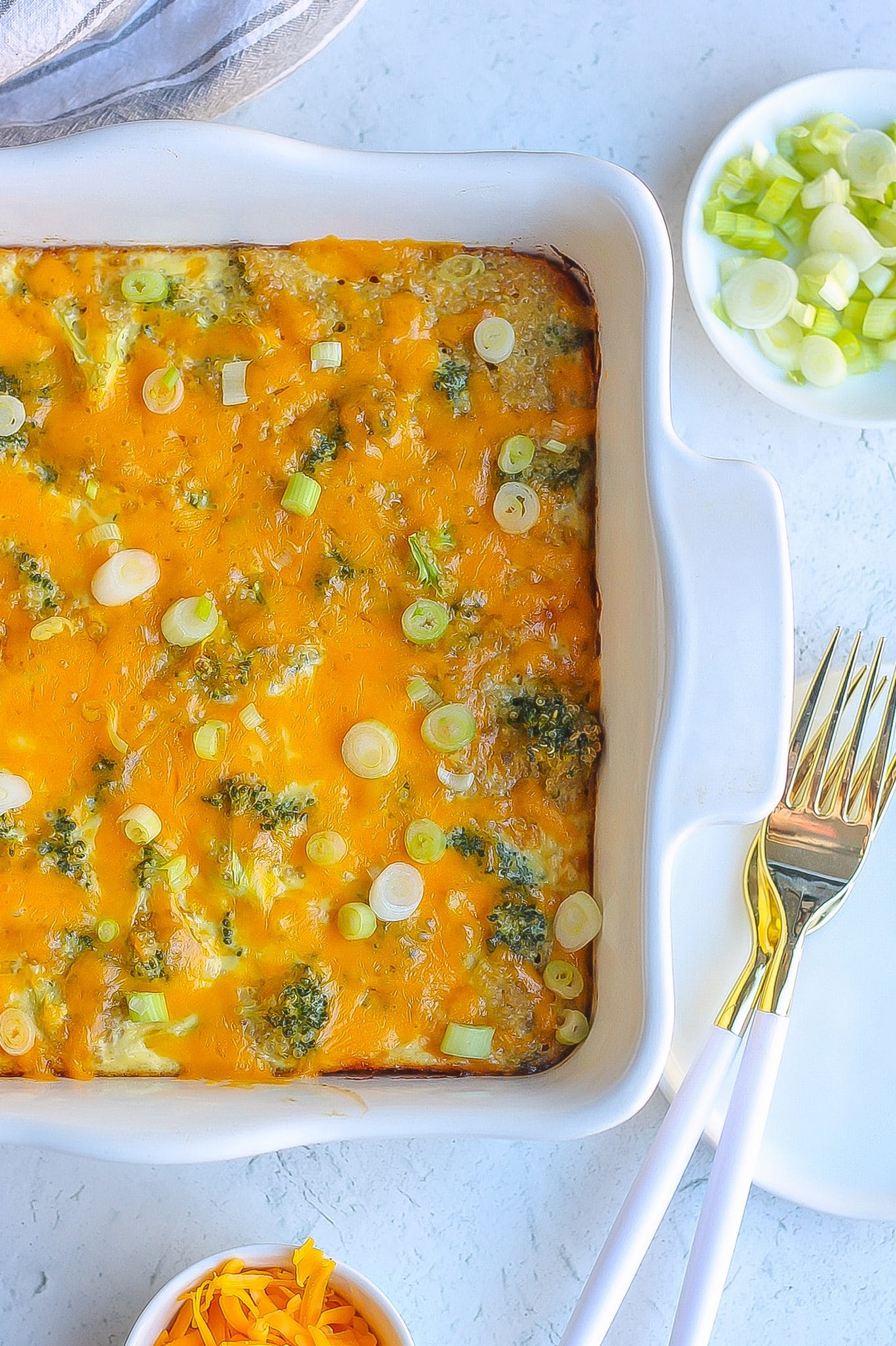 Broccoli Quinoa Casserole (the BEST side dish)