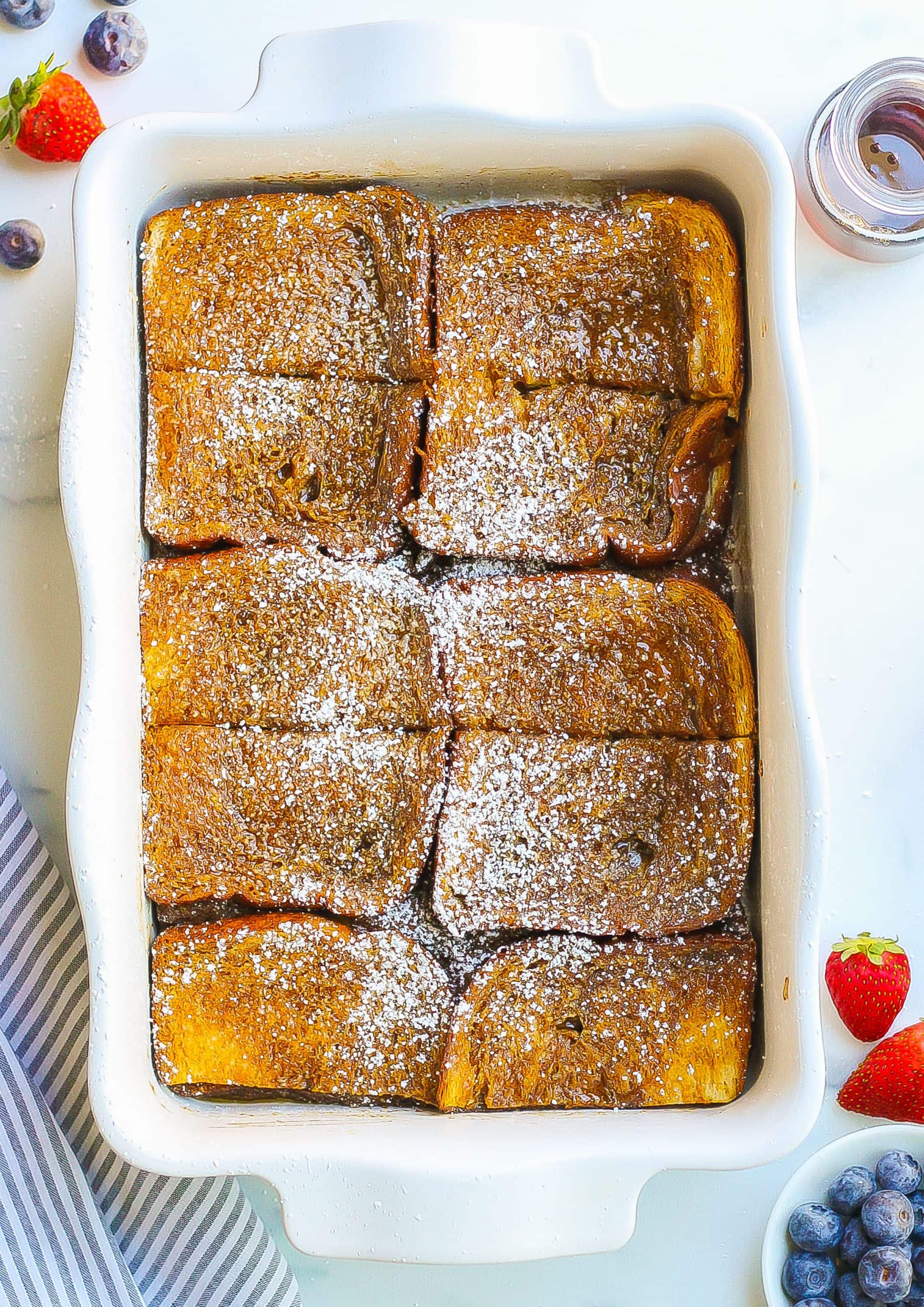 Baked Gingerbread French Toast