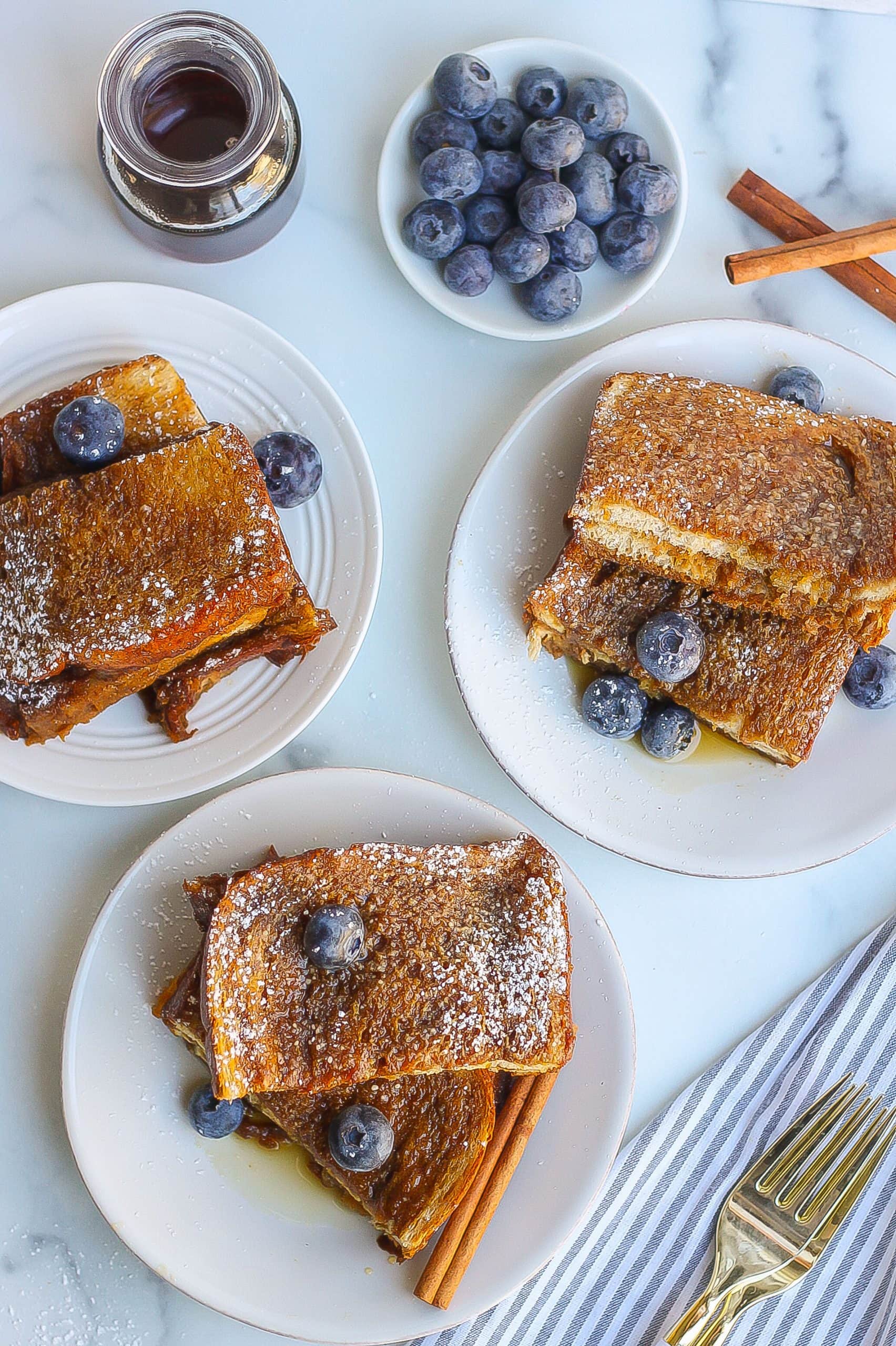 plates of French toast