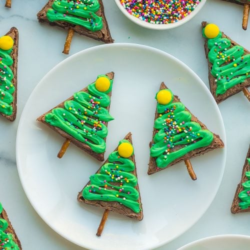 Christmas Tree Brownies  Kitchen Fun With My 3 Sons