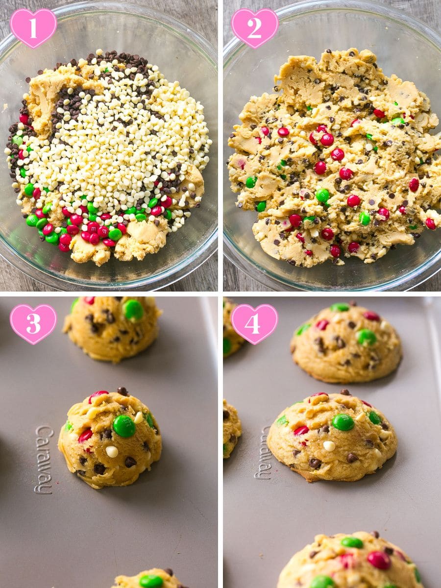 How to make Santa Cookies, step-by-step.