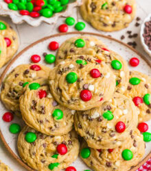 Santa M&M Cookies Santa M&M Cookies-28