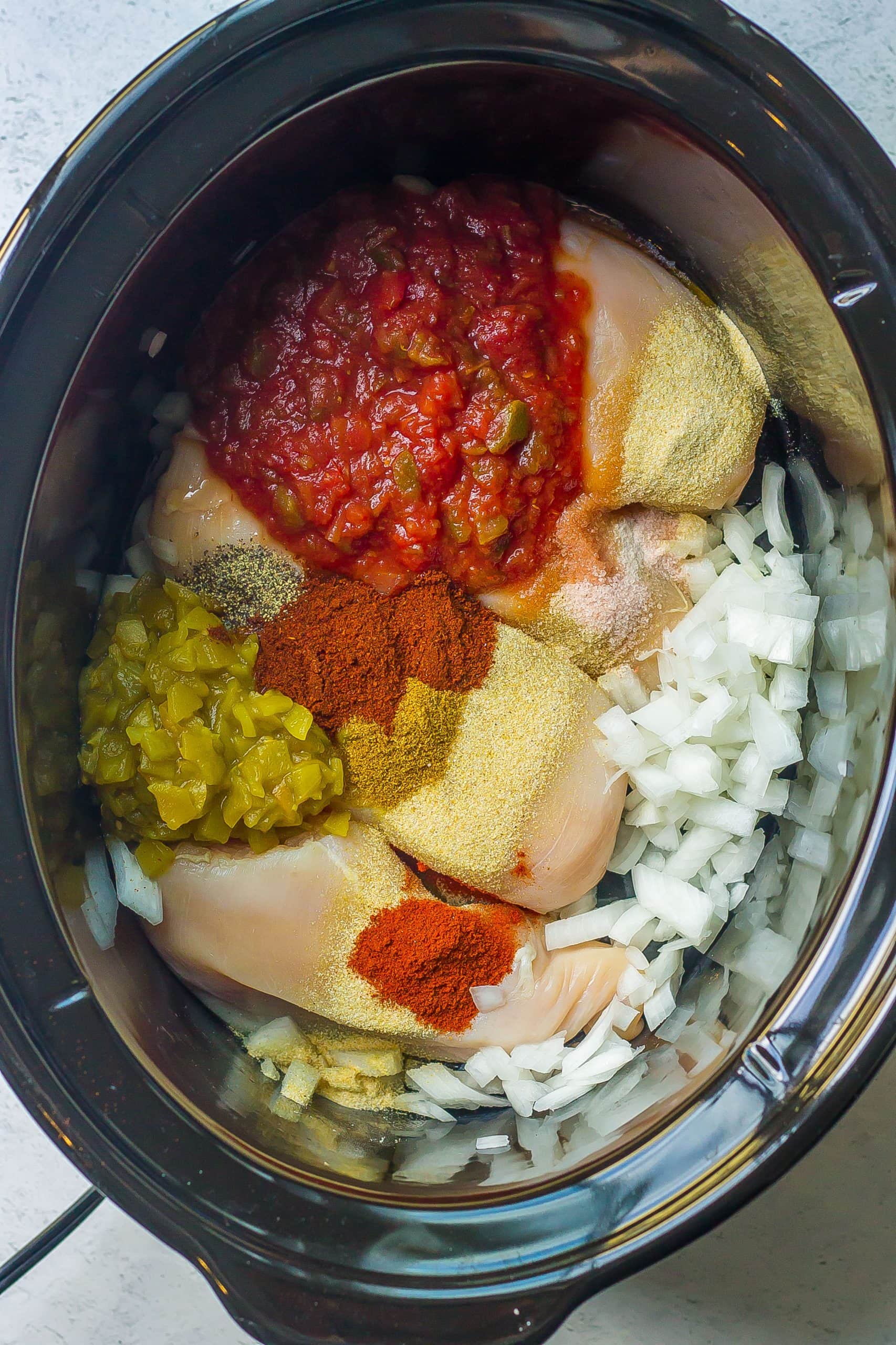 chicken in a slow cooker