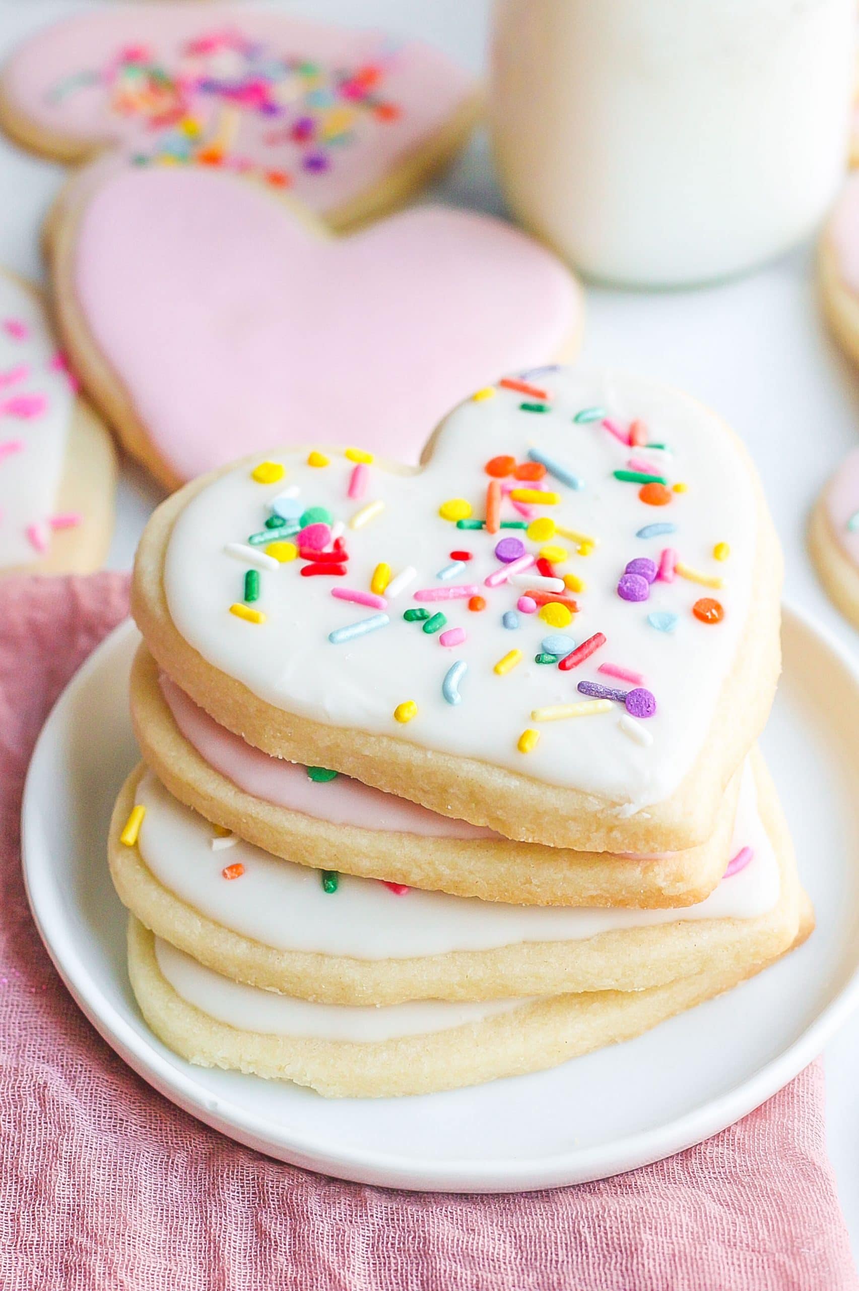 cut out sugar cookies with icing
